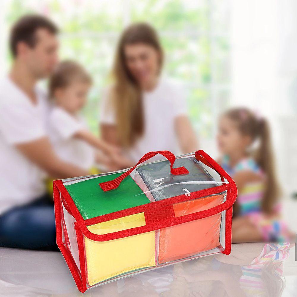 LAYOR1 Set 2 Viên Xúc Xắc Nhựa Trong Suốt Đồ Chơi Giáo Dục Cho Bé (2 Cái)