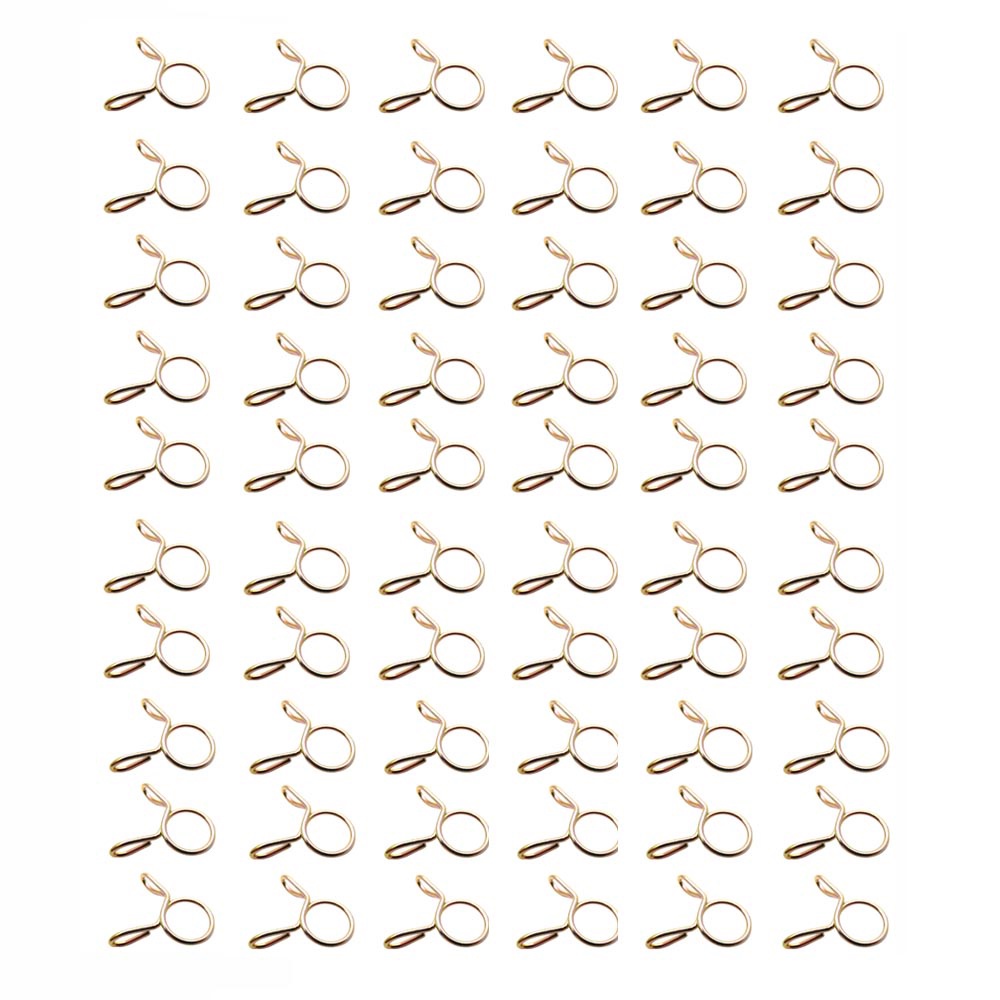 Kẹp lò xo cho ống nhiên liệu M5-M14 bằng kim loại mạ kẽm cho xe máy/xe hơi