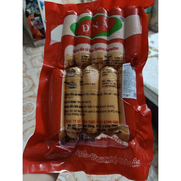 Xúc xích Đức, gói 500g, 10 cây | BigBuy360 - bigbuy360.vn