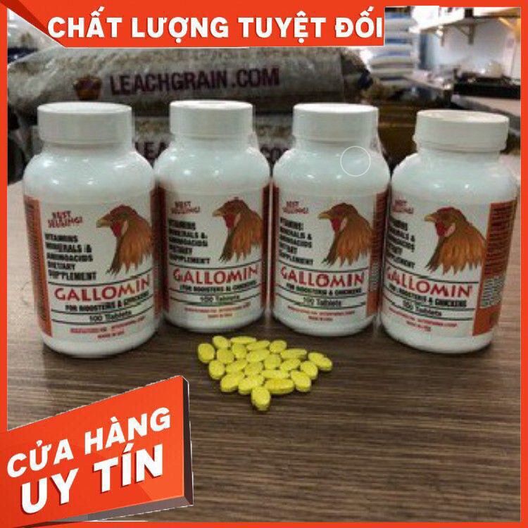 LẺ 1 Viên GALLOMIN Vitamin và Khoáng Chất cho Gà ĐÁ