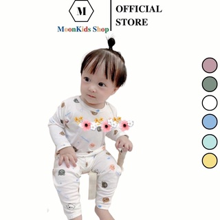 Bộ Dài Tay MINKY Cho Bé💖 MẪU DÀI TAY💖Bộ Body DÀI TAY Cho Bé họa tiết GẤU BROWN sọc dài,cho bé từ 4-17kg,