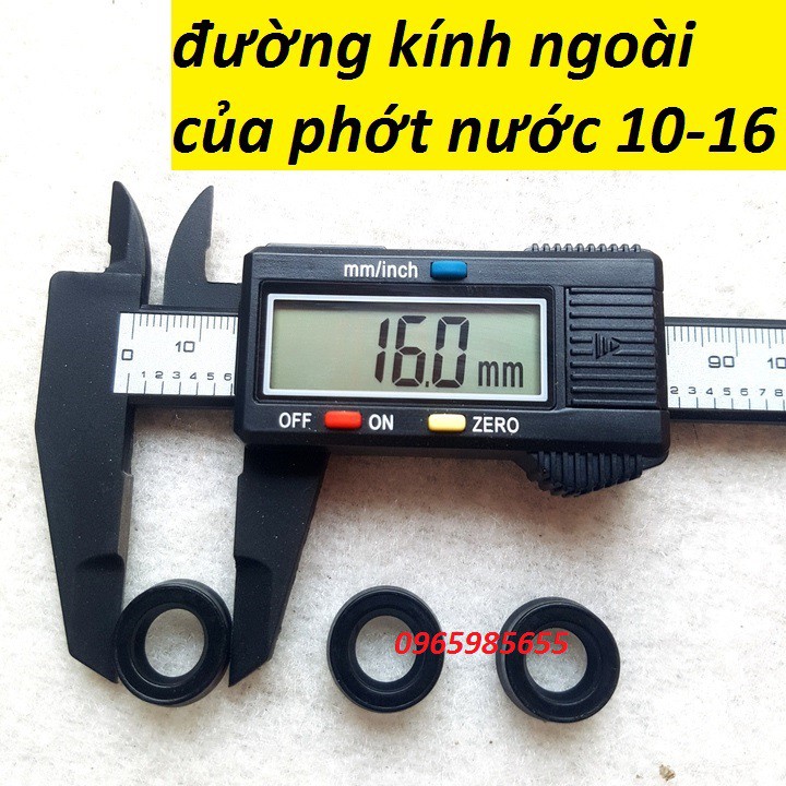 Phớt máy rửa xe bộ 6 gioăng phớt nước và phớt dầu cho máy xịt cao áp 10-16mm - phớt máy rửa xe mini