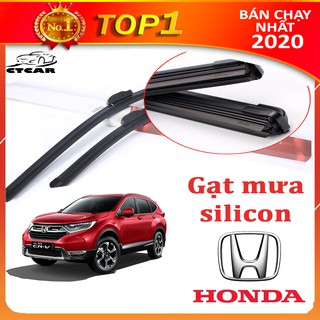 Gạt mưa silicon cho xe Honda loại gạt mưa cao cấp siêu bền,gạt mưa ô tô  siêu sạch bảo hành 12 tháng CTCar
