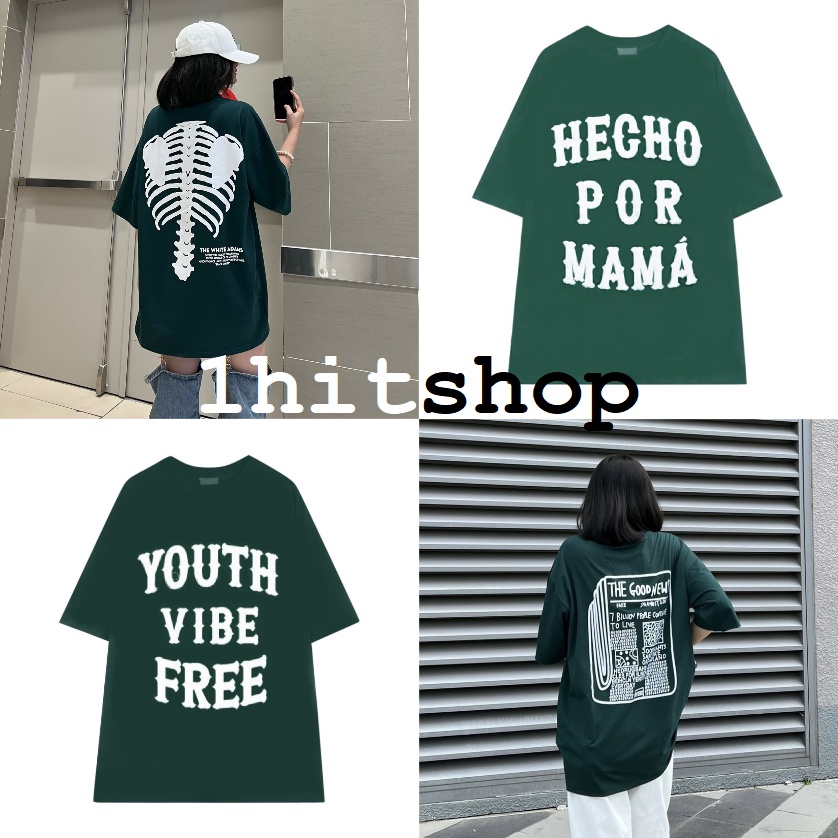 Áo Thun Xanh Lá THE GOOD NEWS 2 Màu Ulzzang Unisex 1hitshop