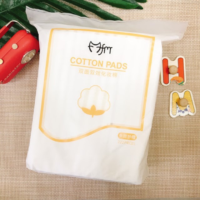 Bông tẩy trang 3 lớp cotton pad túi 222 miếng