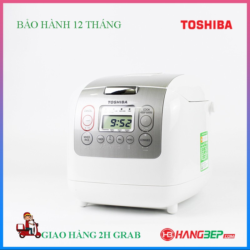 Nồi cơm điện tử Toshiba 1.8 lít RC-18NTFVN(W) - Bảo hành chính hãng 12 tháng