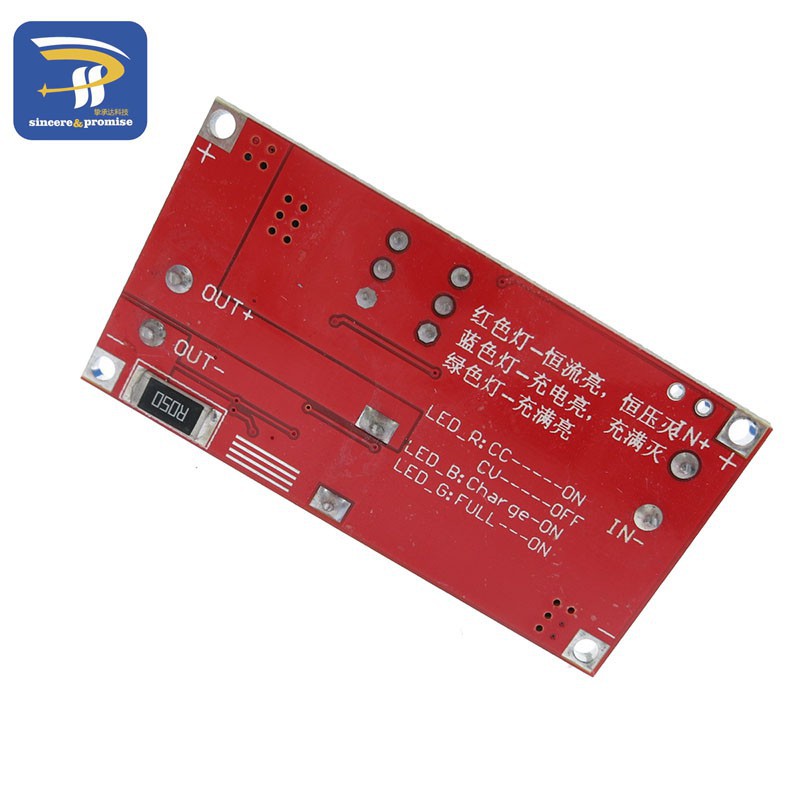 Mạch sạc pin Lithium XL4015 DC-DC 5A có đèn LED