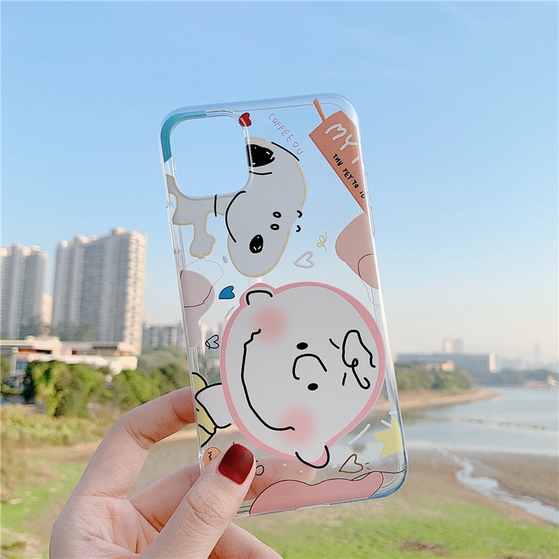 Ốp điện thoại họa tiết chú chó snoopy cho iPhone 11 11pro Max 6 6plus 7 8 7plus 8plus X XR Xs max | BigBuy360 - bigbuy360.vn