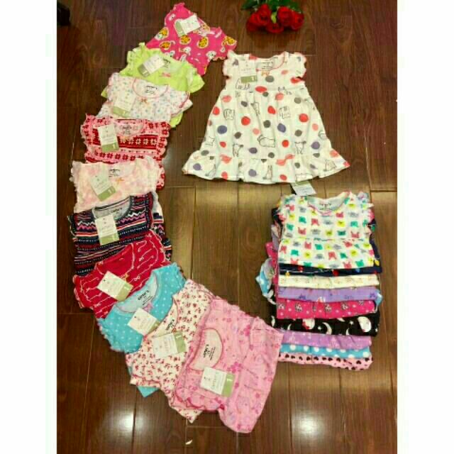(link 2) Váy cotton bánh bèo bé gái