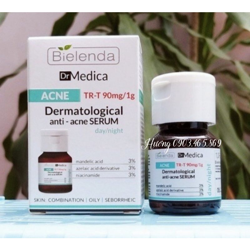 Serum Bielenda Dr Medica Anti-acne Dermatological giảm mụn, ngừa thâm (30ml)