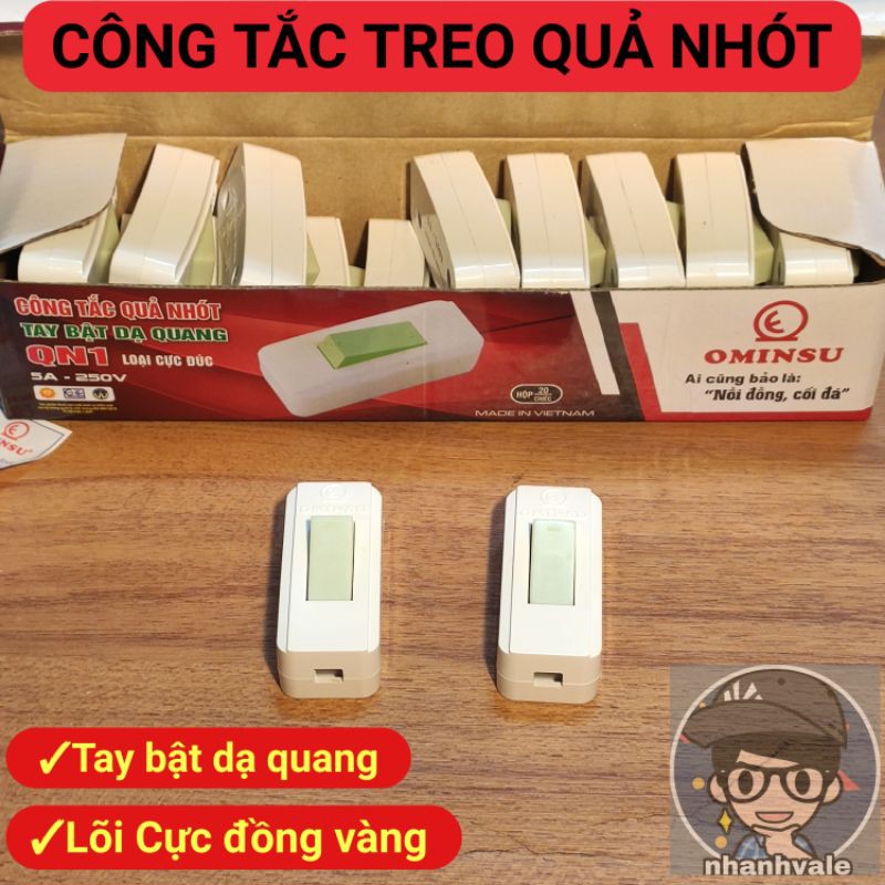 Công tâc treo quả nhót, công tắc ngang OMINSU® Model QN2, Hàng Việt Nam chất lượng cao