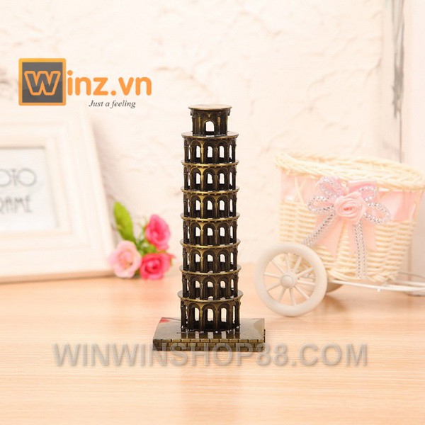 Mô hình tháp nghiêng Pisa cao 19.5 cm - Do_luu_niem