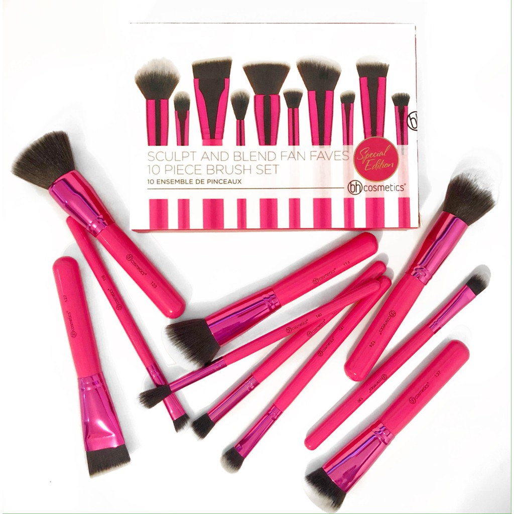 Bộ Cọ BH Cosmetics Sculpt And Blend Fan Faves 10 Piece Brush Set