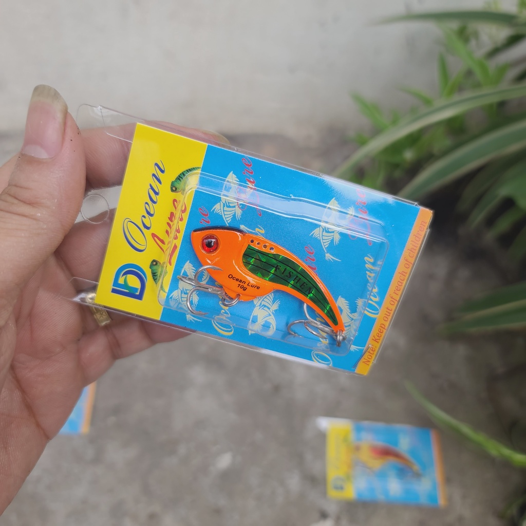 Mồi cá sắt mồi chìm Fishen Có Cánh lưỡi BKK chắc khỏe, Mồi câu lure cá lóc, cá chẽm siêu nhạy