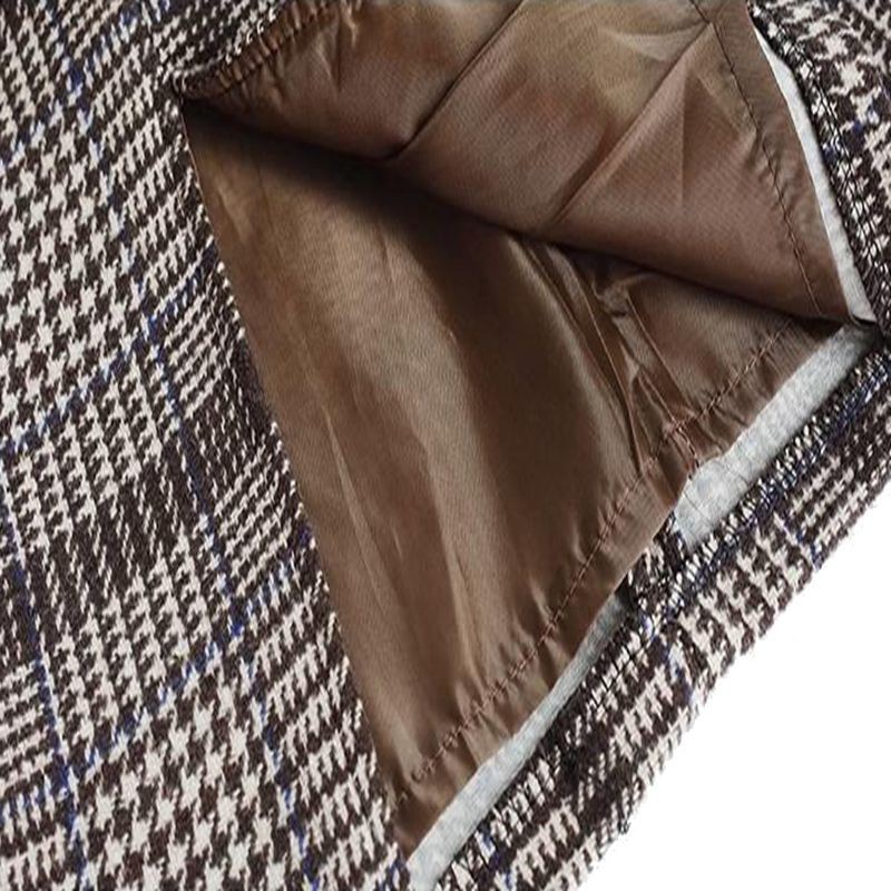 Chân váy họa tiết ca rô phong cách cổ điển thanh lịch dành cho nữ | BigBuy360 - bigbuy360.vn