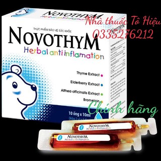 Novothym - Giúp Giảm Viêm Đường Hô Hấp Trên , Tăng Đề Kháng Giúp Con Giảm Lệ Thuộc Kháng Sinh