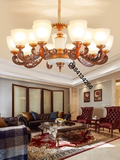 Đèn Chùm Bát Nến 9930- 15 Tay