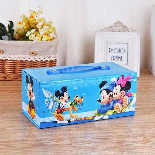 Bộ hộp màu 54 chi tiết, 3 tầng cho bé kích thích sáng tạo