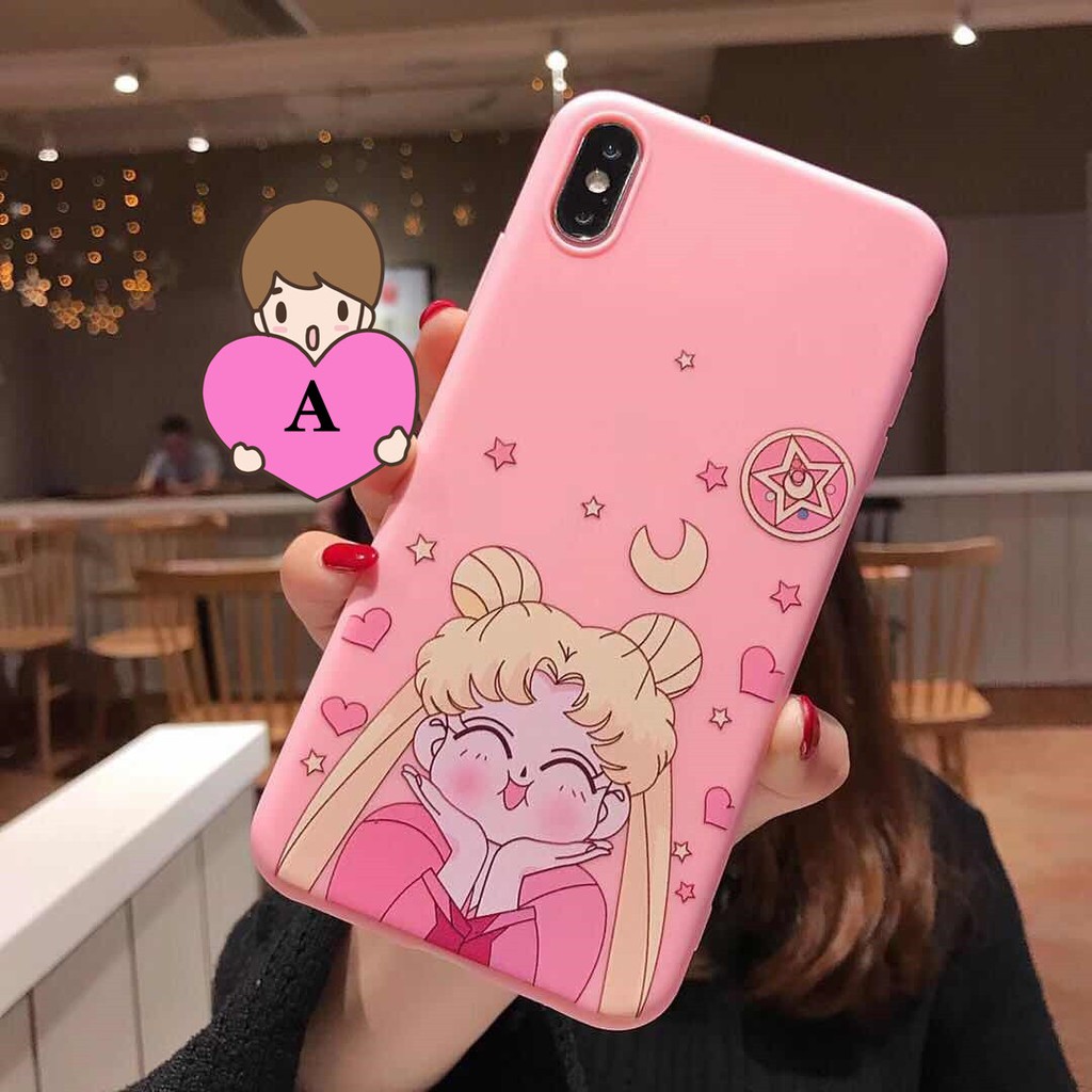 Fro OPPO A71/F5/A79/A83&A1 Cute Anime Thủy thủ mặt trăng di động Shell