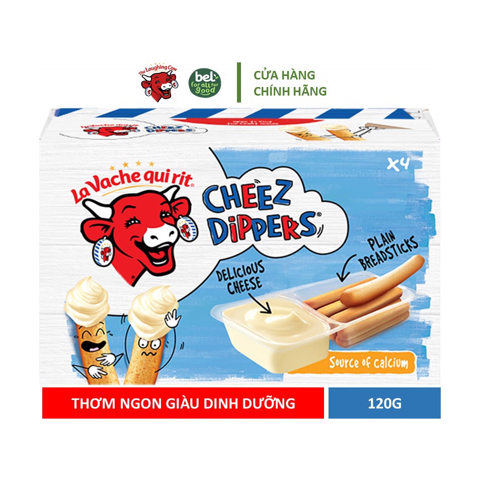 Bánh Que Nhúng Phô Mai Cheez Dippers - Hộp 120gr (La Vache qui rit)