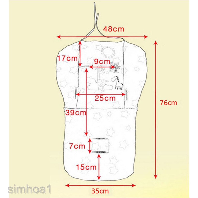 Đệm Lót Xe Đẩy Em Bé