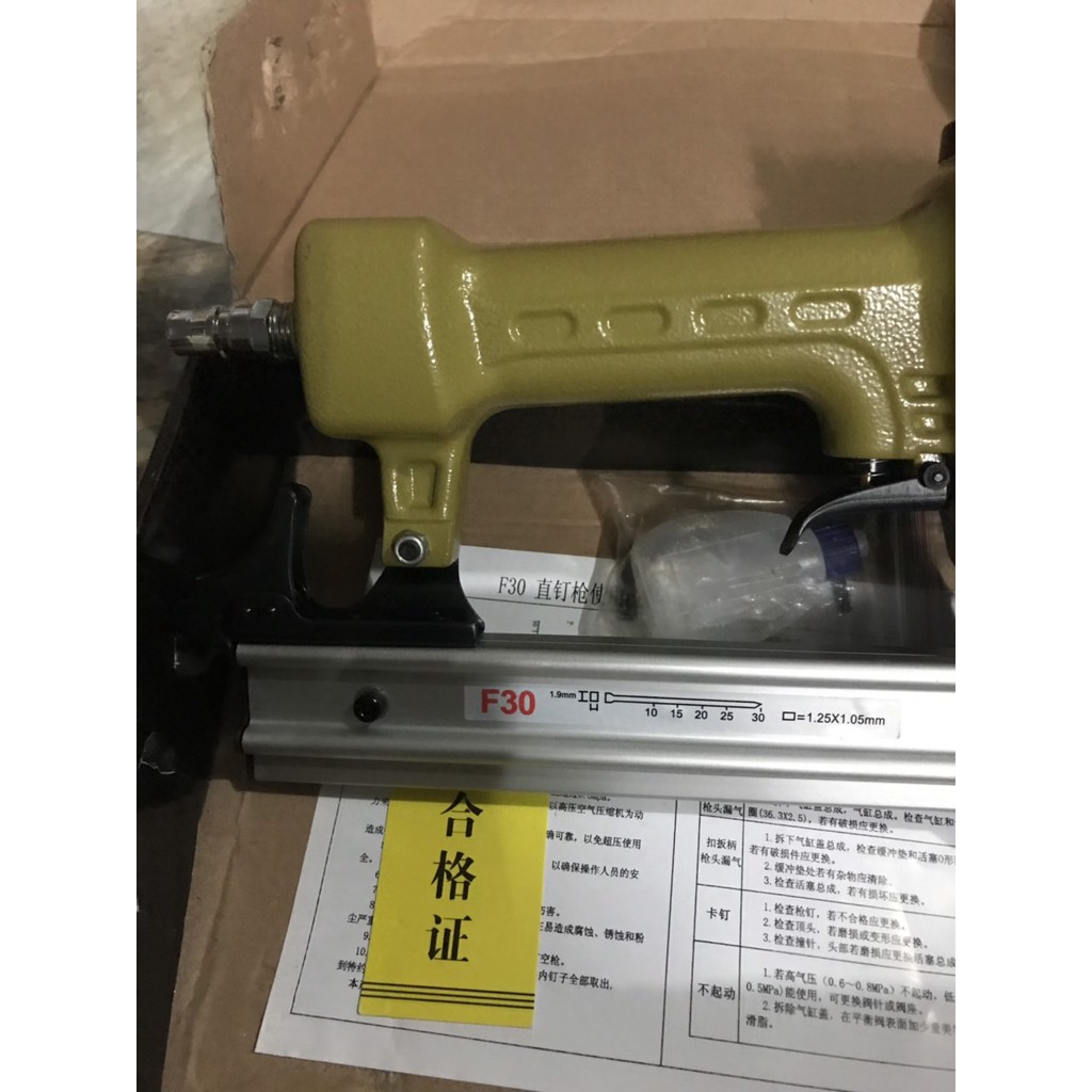 Súng bắn đinh gỗ thẳng F30 - đinh 3F vàng có team bảo hành