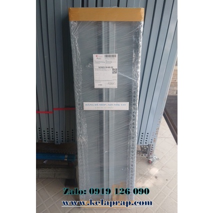 Kệ kho V lỗ - Mã số: V30.08 . Gồm 1 tầng mâm xám. Đầy đủ ốc - ke - đế lót - thép V3x3 dày 1.5ly