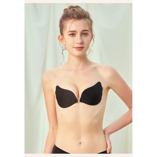 Áo Dán Silicon Cradin Nâng Ngực Tạo Khe Hình Cánh Tiên Cài Trước P15