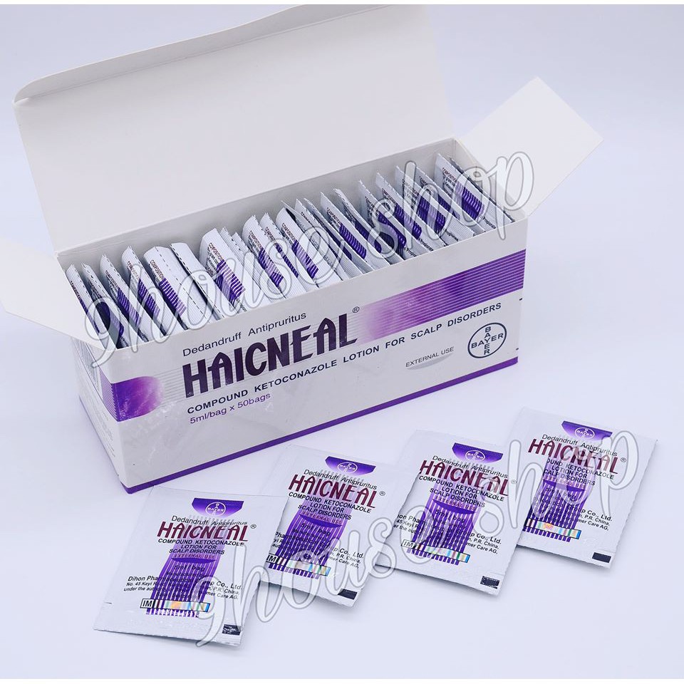 TB13 (Date 10/2021-Dạng Gói) 01 Gói Dầu gội Haicneal Hỗ Trợ Nấm & Gàu 5ml 20 .