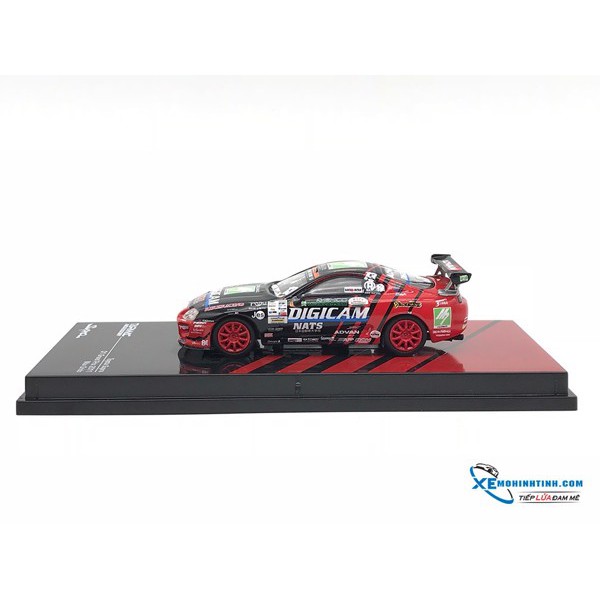 Xe Mô Hình Toyota Supra D1 Grand Prix 2011 1:64 Tarmac Works ( Đỏ Đen )