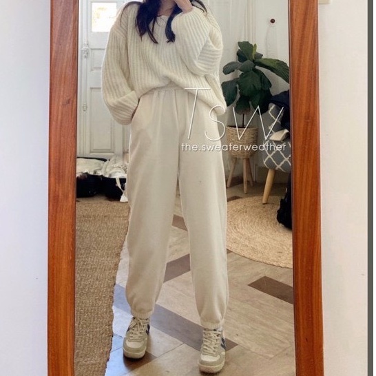 Quần jogger nữ, quần jogger bo chun gấu chất nhung 3 màu