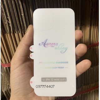 Miếng dán PPF lưng không viền iPhone 12 Mini/ 12/ 12 Pro/ 12 Pro Max bảo vệ lưng máy siêu tốt