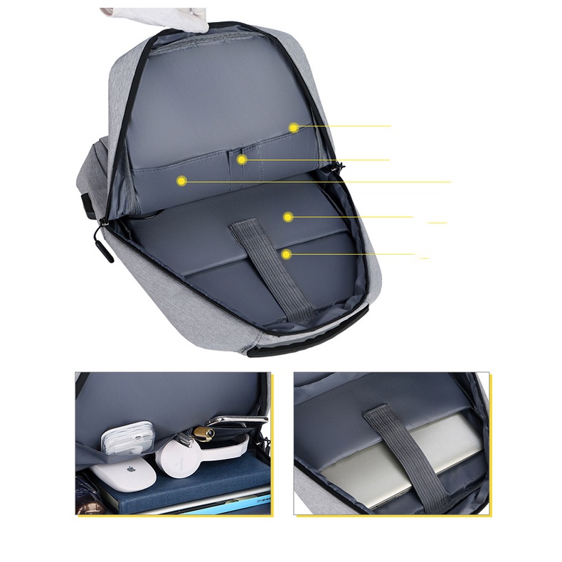 Balo Công Sở, Đi Làm, Đựng Laptop, Máy Tính 13 Inch, 14 Inch, 15.6 Inch, Chống Sốc Dành Cho Người Đi Làm, BL004