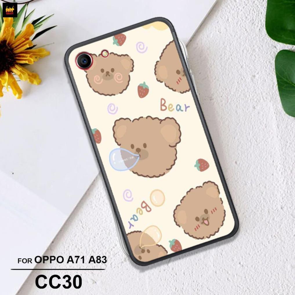 Ốp Oppo A71/A83 - Ốp lưng điện thoại Oppo A71/A83 mẫu supeme/king/gấu nâu cute hot