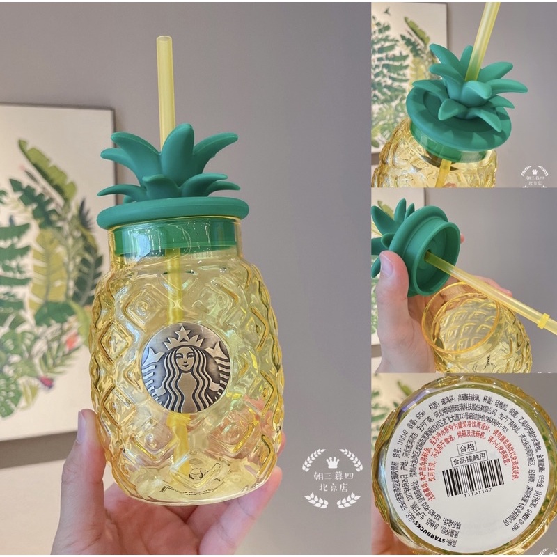 Bình ly starbucks trái dứa  siêu đáng yêu❤️