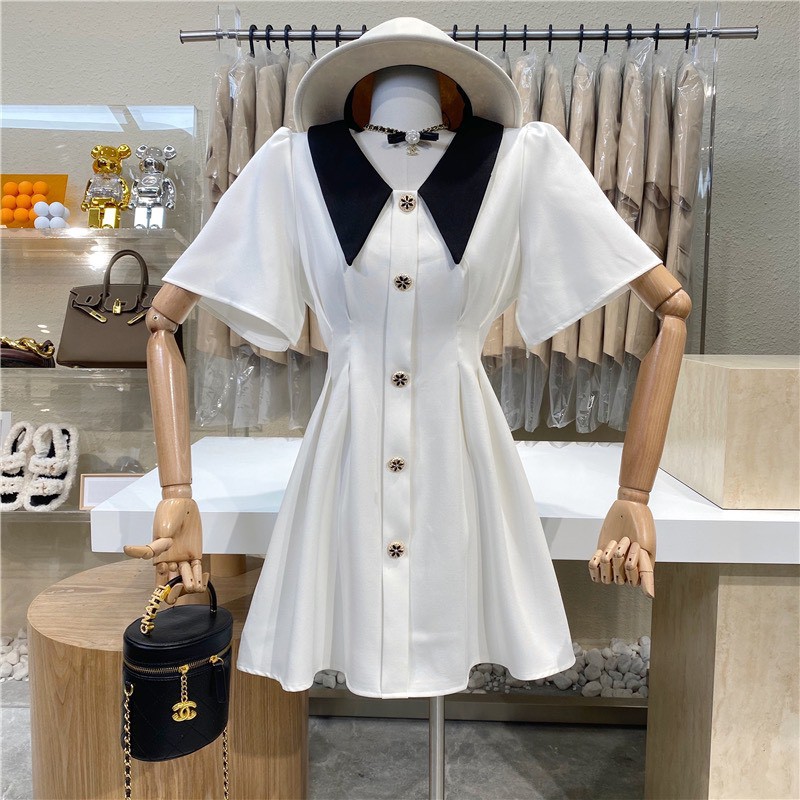 [HÀNG QCCC] - Váy ulzzang tiểu thư tay bồng - V36 - jannahouse | BigBuy360 - bigbuy360.vn