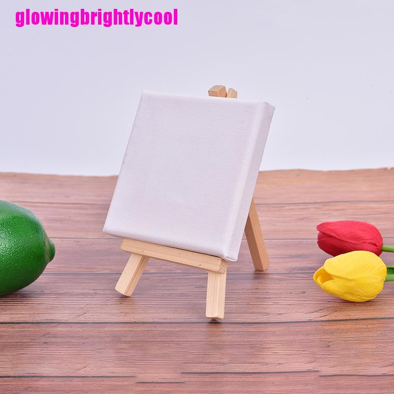 Tranh Vẽ Canvas Khung Gỗ Mini 10cm X 10cm Cho Bé