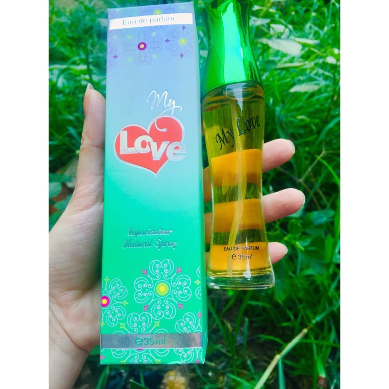 Nước hoa Mylove màu xanh  chai 35ml