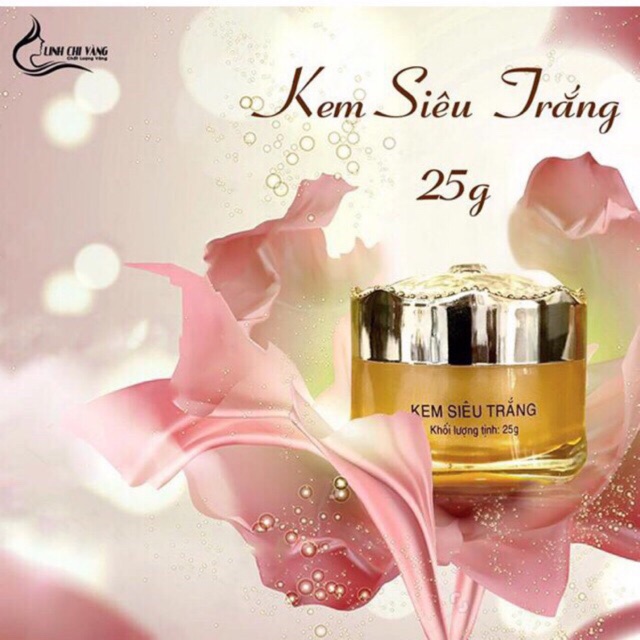 KEM SIÊU TRẮNG  LINH CHI VÀNG 25G