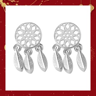 Khuyên Tai Bạc Nữ May Mắn Hình Dreamcatcher S036- Trang Sức Bạc ButterBear Jewellery.