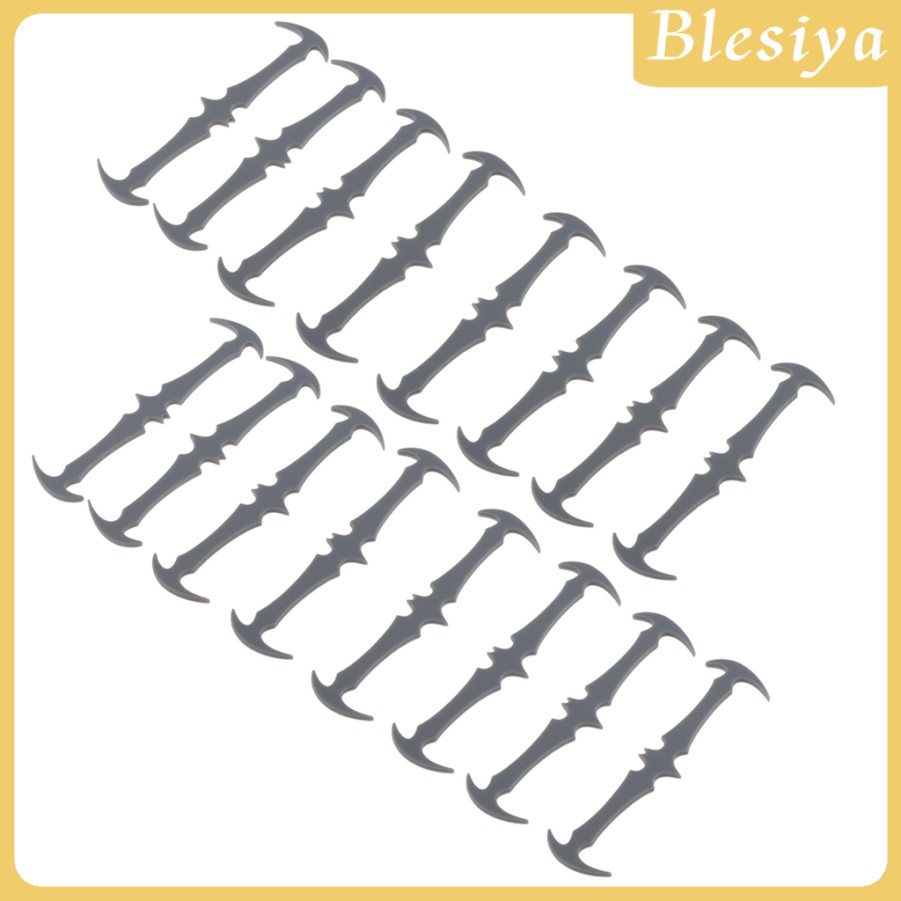 [Blesiya] Set 16 Dây Giày Silicon Đàn Hồi Không Cần Buộc