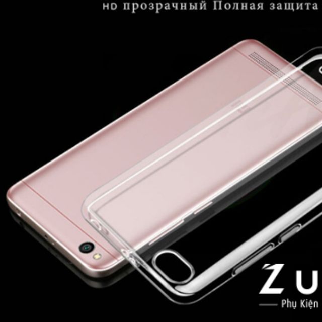 Ốp lưng dẻo Xiaomi Redmi 5A - Trong suốt /Sỉ Ốp