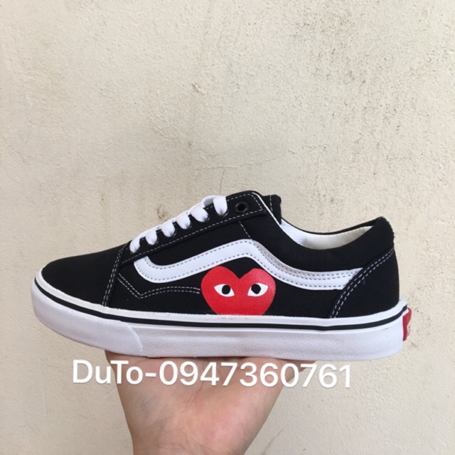 GIÀY VANS OLD SKOOL hình trái tim SIZE 36->43 [sale 10% xả tết ]