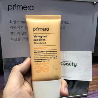 Kem chống nắng Primera Waterproof Sunblock Skin Relief SPF50+ PA+++ 70ml