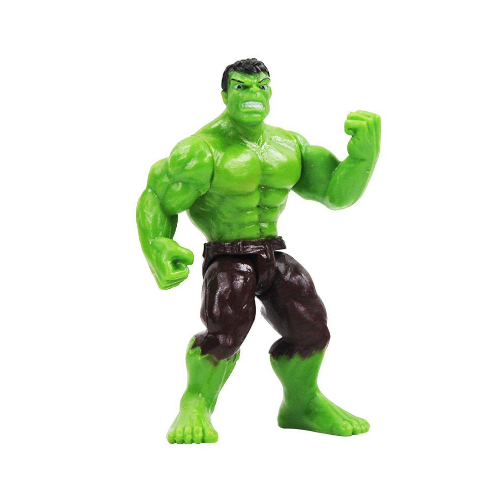 Set 6 Mô Hình Nhân Vật Siêu Anh Hùng Marvel Trang Trí Bánh Kem