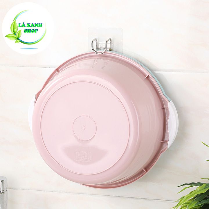 MÓC TREO Thau, CHẬU Khung Sắt U1 - Móc Dính Tường Inox 304 Treo Đồ Dùng Nhà Bếp - Khô Ráo - Sạch Sẽ