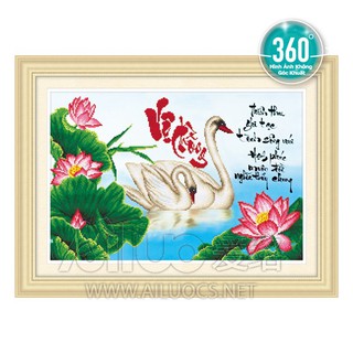 Tranh đính đá vợ chồng 77278- chưa đính