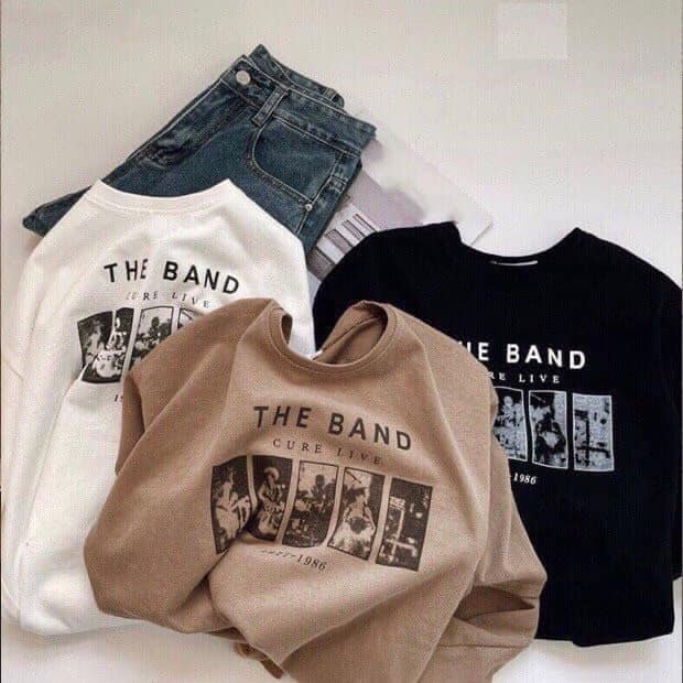 Áo Thun 3158 THE BAND Chất Cotton Tuyết Nhung Loại 1 Samsam4896