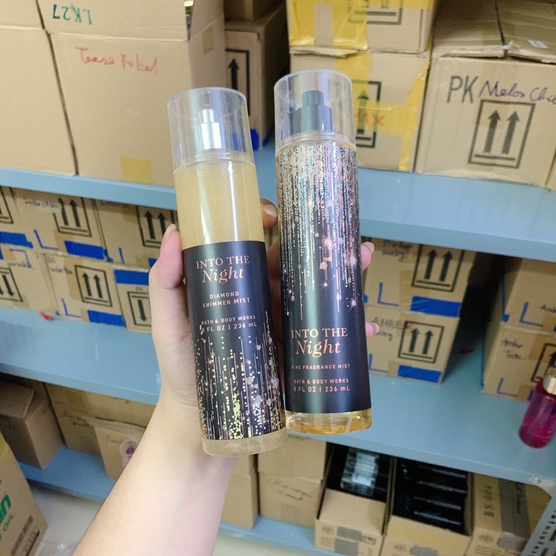 Xịt thơm toàn thân kim tuyến bodymist Bath & Body work NHŨ  236ml