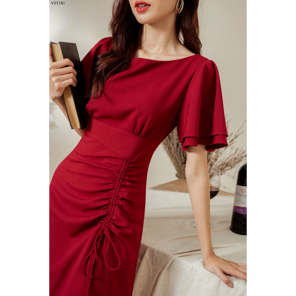 Váy đũi rút dây tay bèo TIIN STORE V0T181 | BigBuy360 - bigbuy360.vn